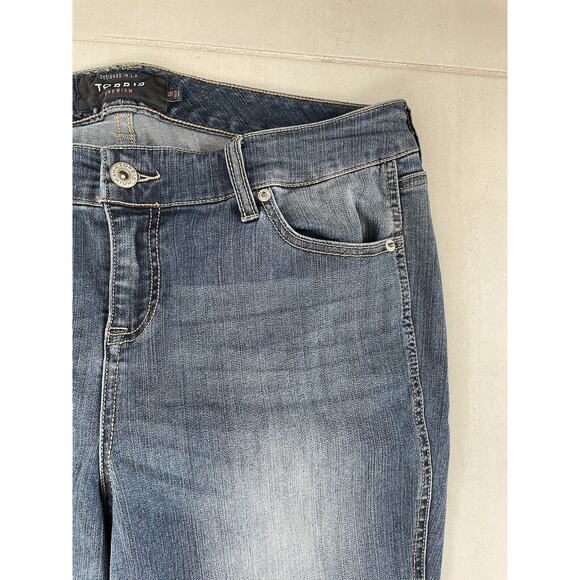 Torrid Ultra Skinny Jeans Distressed Cut Off Frayed Stretch - Picture 4 of 13